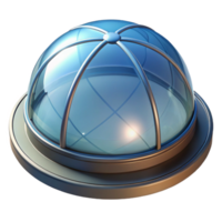 alluring geometric Skylight window, domed acrylic with Transparent Background high resolution png