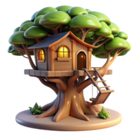 magnificent traditional A Treehouse Built Into the Branches of a authentic png