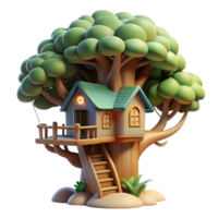 magnificent vintage A Treehouse Built Into the Branches of a original png