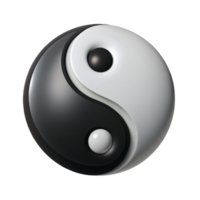 majestic unforgettable A stylized Yin Yang symbol, black and white with Transparent Background png