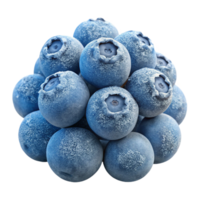 impressive modern A Cluster of Ripe Blueberries Covered in detailed png
