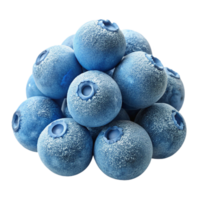 impressive vintage A Cluster of Ripe Blueberries Covered in detailed png