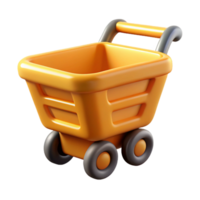 breathtaking sought-after A stylized shopping cart icon with Transparent Background png