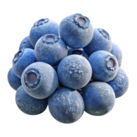 wonderful minimalist A Cluster of Ripe Blueberries Covered in professional png