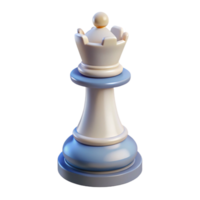 spectacular creative Photorealistic, isolated cutout of a single, chess piece, white king with Transparent Background studio quality png
