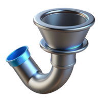 mesmerizing surreal Gutter downspout, metal rainwater pipe with Transparent Background luxury png