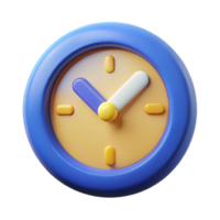 mesmerizing iconic A stylized clock icon with Transparent Background png