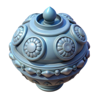 elegant distinguished Ancient artifact, intricate details, with Transparent Background png