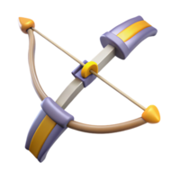 breathtaking mysterious coastal Bow and Arrow of Artemis, hunting weapon with Transparent Background masterfully captured png