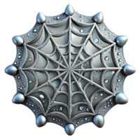 serene creative A Close Up of a Spiderweb Covered in Dew genuine png