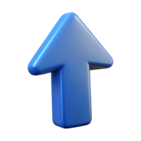 extraordinary futuristic A stylized arrow icon pointing upwards with Transparent Background masterfully captured png