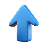 radiant standout A stylized arrow icon pointing upwards with Transparent Background png