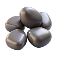 dramatic creative A Group of Pebbles on a Beach Smooth and original png
