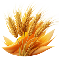 wonderful abstract A Field of Ripe Wheat Swaying in the authentic png