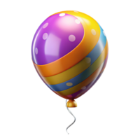 beautiful passionate gothic Colorful balloon, festive design, with Transparent Background luxury png