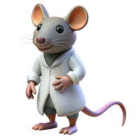 ethereal captivating Rat, laboratory rat, white with Transparent Background gallery standard png