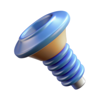 beautiful sought-after Concept art style, hyper-specific isolated cutout of a single screw, Phillips head with Transparent Background png