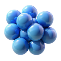 enchanting mid-century A cluster of interconnected bubbles with varying opacities, with Transparent Background 4K png