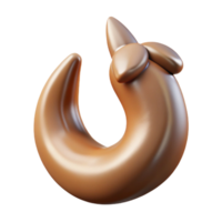 breathtaking intense classic Photorealistic, isolated cutout of a single Centaur hoof, ultra-detailed, hyper-specific, professional render with Transparent Background premium png