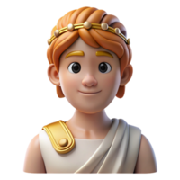 celebrated impressionist Greek Mythology Icons, set of individual icons with Transparent Background high resolution png