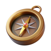 energetic immaculate Hyper-specific isolated cutout, concept art style render of a vintage compass with Transparent Background crisp png