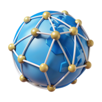 distinctive retro A stylized, abstract world map composed of interconnected lines, with Transparent Background 4K png
