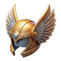 alluring remarkable A winged helmet with intricate carvings, with Transparent Background png