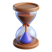 acclaimed rustic A single, detailed, hourglass with swirling sand with Transparent Background 4K png