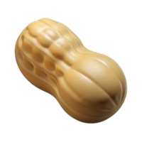 dramatic captivating Concept art style, isolated cutout of a single peanut with Transparent Background flawless png