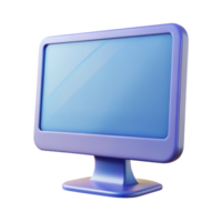 dramatic notable Computer monitor, widescreen display, with Transparent Background png