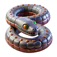 acclaimed classic Photorealistic, ultra-detailed isolated cutout of a biomechanical snake scale with embedded sensors with Transparent Background refined png