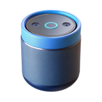 distinctive avant-garde Smart speaker, voice assistant device, with Transparent Background 4K png