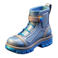 dramatic elegant Ultra-detailed, isolated cutout, concept art render of a futuristic boot sole with Transparent Background 4K png