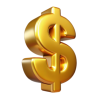 elegant melancholic renaissance A single, realistic dollar sign, made of polished gold with Transparent Background artisan png