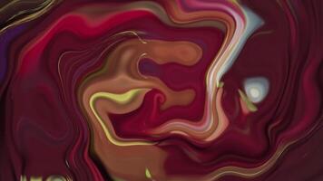 Trippy abstract liquid motion effect animation. Swirls of glowing colors in fluid organic motion. This swirling psychedelic motion background is full HD and looping. video