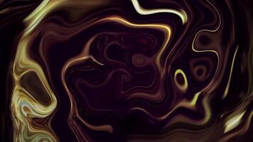 Trippy abstract liquid motion light effect animation. Swirls of glowing golden light in fluid organic motion. This swirling psychedelic motion background is full HD and looping. video