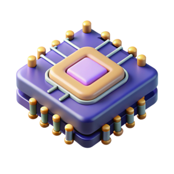 eftertraktade overkligt kvant dator processor, kvant datoranvändning, med transparent bakgrund äkta png