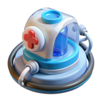 captivating remarkable Medical technology device, healthcare innovation, with Transparent Background png