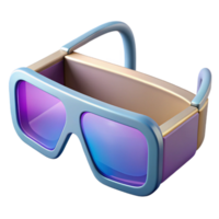 acclaimed elegant Augmented reality glasses, sleek design, transparent display with Transparent Background elite png