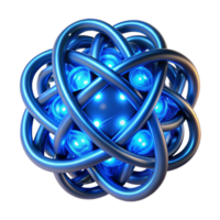 serene contemporary A Pulsating Network of Glowing authentic png