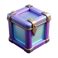 distinguished baroque Pandora's Box, with Transparent Background precision png