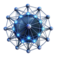 elegante clássico uma rede do interligado neural rede genuíno png