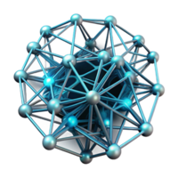 extraordinary modern A Web of Interconnected Neural Network professional png