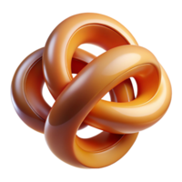 impressive rustic Intertwined Ribbon Like Forms Rendered exclusive png