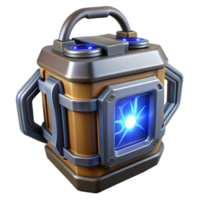 enchanting coastal Portable energy shield generator with glowing energy field with Transparent Background top-tier png
