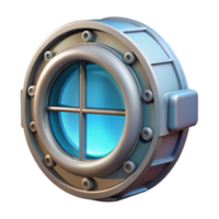 breathtaking standout Spaceship window with reinforced glass and view port with Transparent Background png