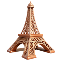 sedutor surreal eiffel torre treliça seção, com transparente fundo impecável png