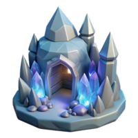 serene abstract Crystal Cave Dwelling Natural authentic png