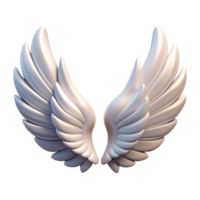 alluring rustic A pair of feathered wings, angelic, pristine white with Transparent Background top-tier png
