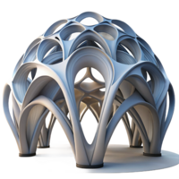 impressive abstract Parametric Pavilion Complex Curves high resolution png